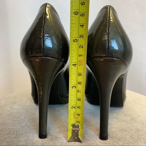 STUART Weitzman Patent Leather Pumps green Sz 6 - Picture 8 of 11